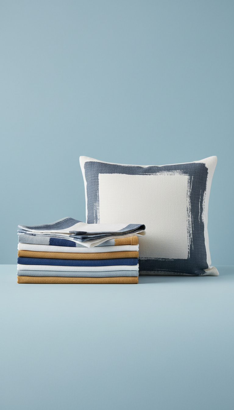 Brushstroke Linen Napkin Set