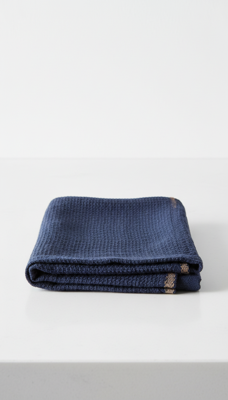 Vessel Navy Kitchen Towel